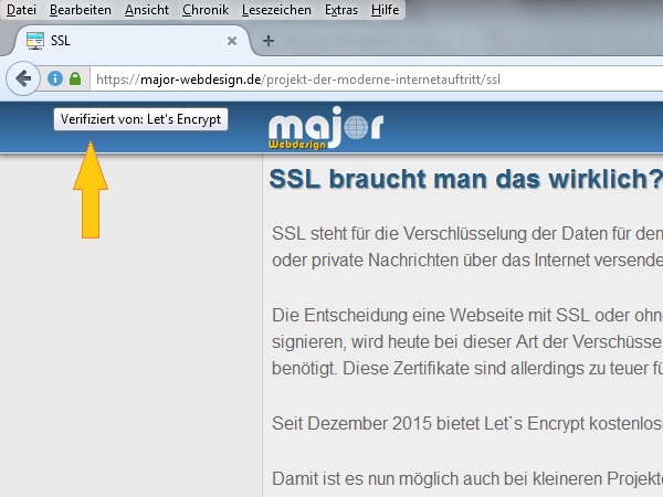 TLS-Zertifikat von Let's Encrypt